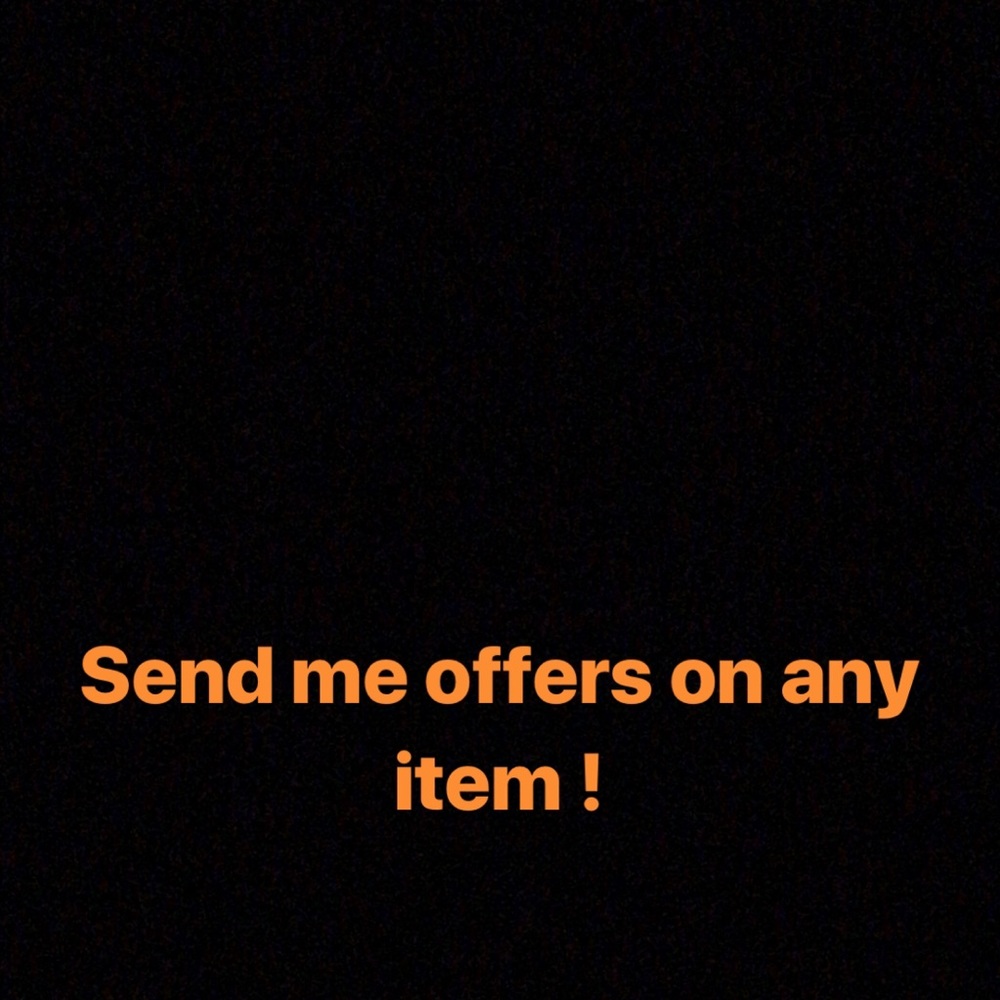 Send an offer on any item you’re interested in.